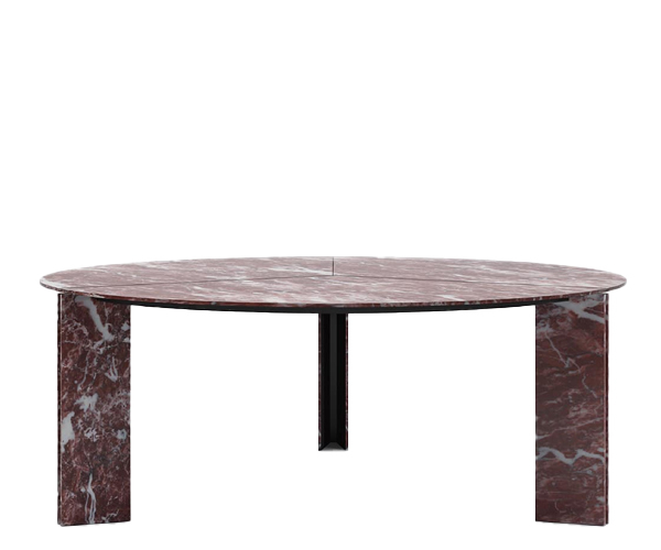 Acerbis Design Maxwell Spisebord - Dia 180cm - Levanto Red Marble