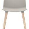 Andersen - Furniture TAC Chair Plast Grey / Oak White Pigm. Lacquer - Spisebordsstole Træ hos Magasin