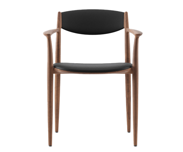 Artisan Nila chair - Valnød - Sort Zenith Læder