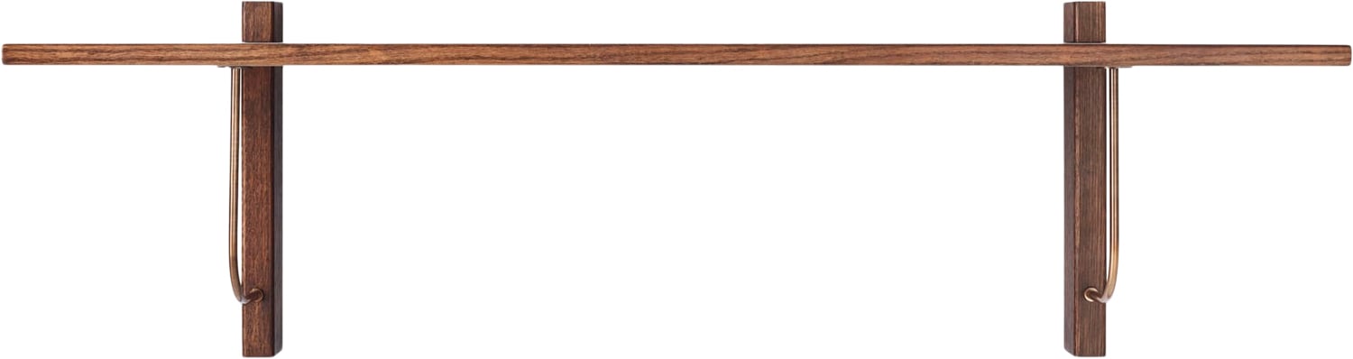 Audo Copenhagen Corbel Shelf, Long, Dark Stained Oak - Spisebordsstole hos Magasin