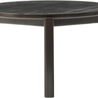 Audo Copenhagen Passage Lounge Table, Ø70, Dark Lac Str H38 x Ø70 cm - Sofaborde hos Magasin