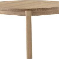 Audo Copenhagen Passage Lounge Table, Ø70, Natural Str H38 x Ø70 - Sofaborde hos Magasin