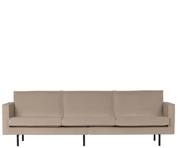 BePureHome Rodeo sofa - velvet khaki - 277 cm