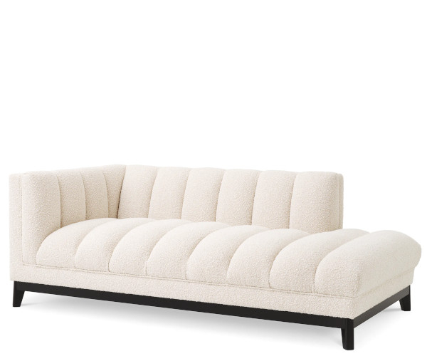 Eichholtz Ditmer loungesofa - boucle cream - venstre