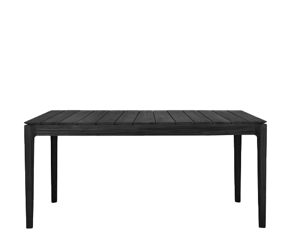 Ethnicraft - Black Bok Outdoor Dining Table - 162x80cm.