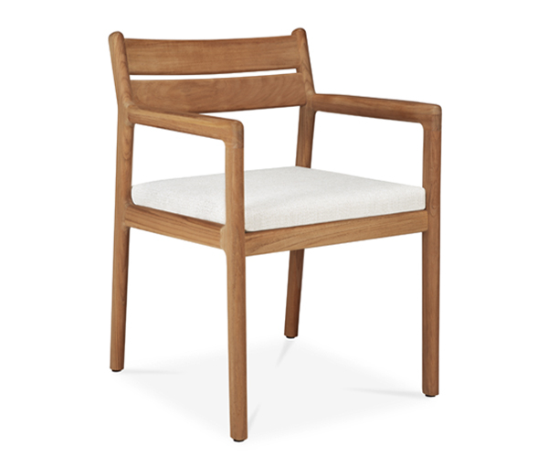 Ethnicraft Jack Outdoor Dining Chair - Off White