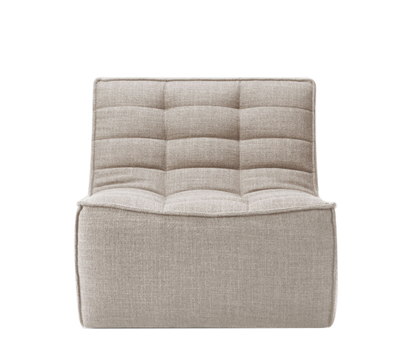 Ethnicraft N701 sofa - 1 seater - Beige