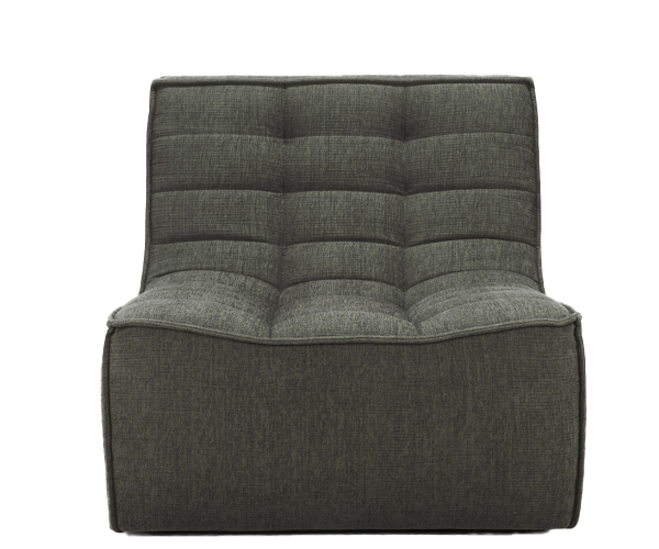 Ethnicraft N701 sofa - 1 seater - Moss