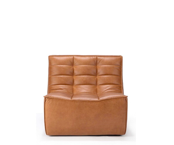 Ethnicraft N701 sofa - 1 seater - Old Saddle