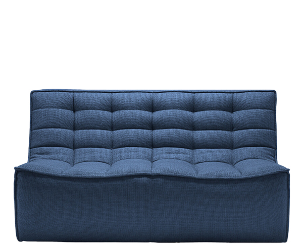 Ethnicraft N701 sofa - 2 seater - Blue