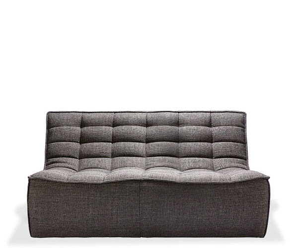 Ethnicraft N701 sofa - 2 seater - Dark Grey