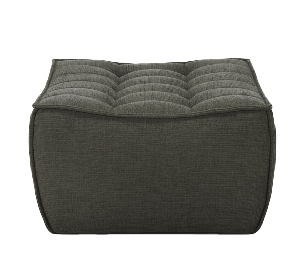 Ethnicraft N701 sofa - footstool - Moss