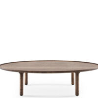 Gazzda Mu Coffee Table - 120x65x30cm - Smoked Oak