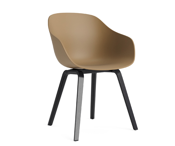 HAY About A Chair (AAC222) - Clay - Black Oak