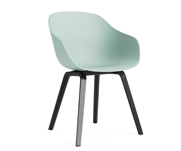 HAY About A Chair (AAC222) - Dusty Mint - Black Oak