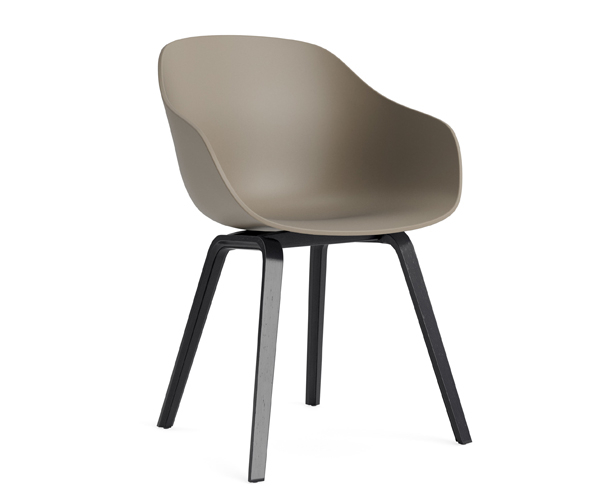 HAY About A Chair (AAC222) - Khaki - Black Oak