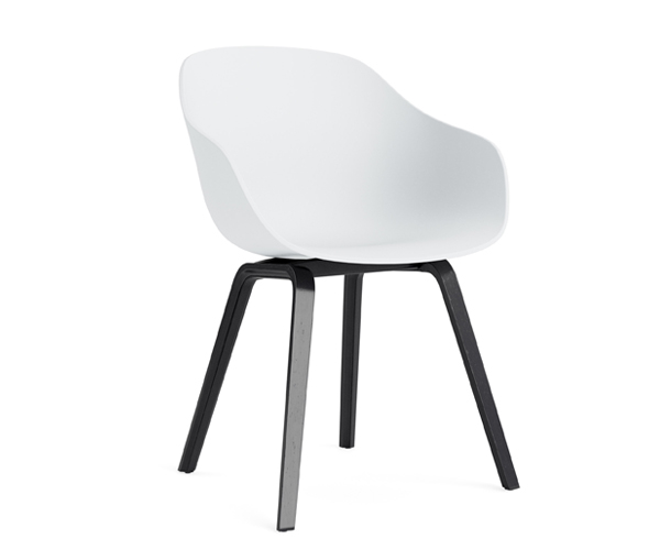 HAY About A Chair (AAC222) - White - Black Oak