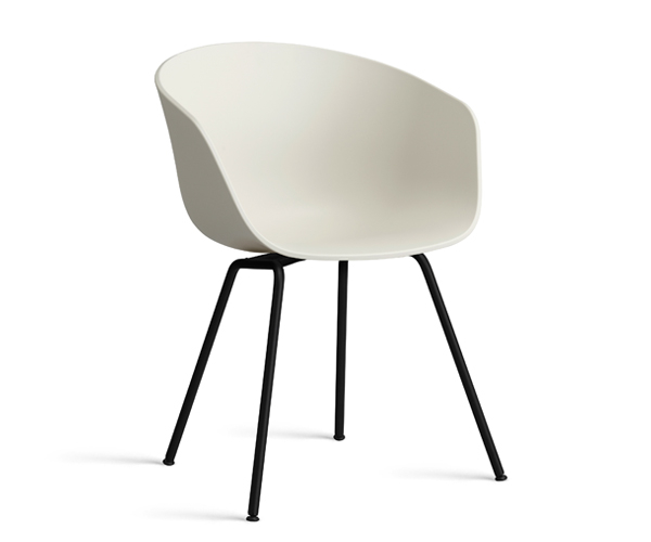 HAY About A Chair (AAC26) Black - Melange Cream