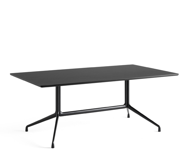 HAY About A Table AAT10 - 180x105cm - Sort Linolium