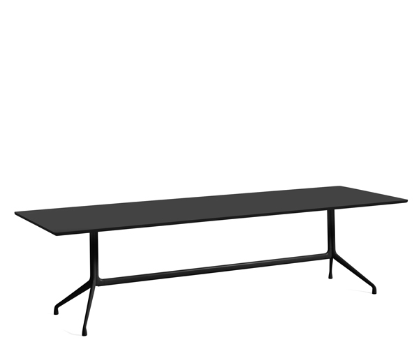 HAY About A Table AAT10 - 280x105cm - Sort Linolium