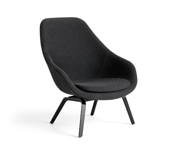 HAY About a Lounge Chair (AAL93) - Dot 1682 03 Anthracite