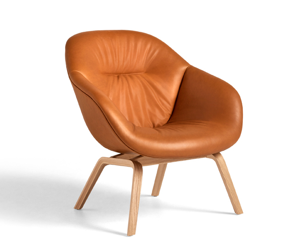 HAY About a Lounge Chair Soft (AAL83) Sense Cognac Læder