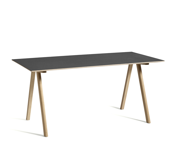 HAY CPH10 Desk - Sort Linolium