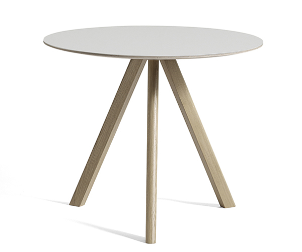 HAY CPH20 Round Table - Ø90cm - Linolium Top