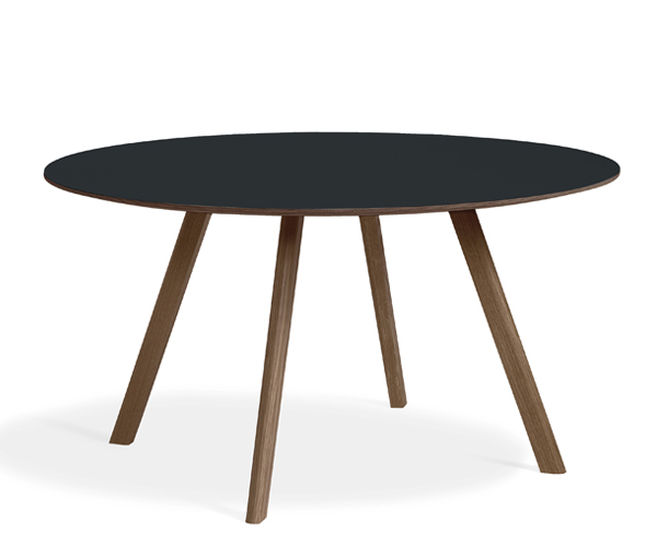 HAY CPH25 Table - Valnød - Dark Grey Linolium - Matlak