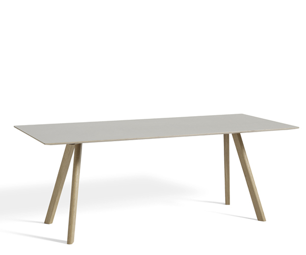 HAY CPH30 Table - 200x90cm - Off White Linolium