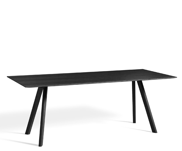 HAY CPH30 Table - 200x90cm - Sort Eg Finer - Sort