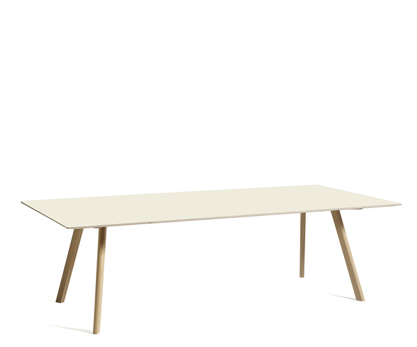 HAY CPH30 Table - 250x120cm - Eg Matlak - Off-White Linolium