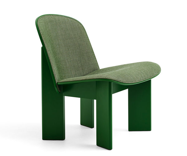 HAY Chisel Lounge Chair - Lush Green - Canvas Stof 926