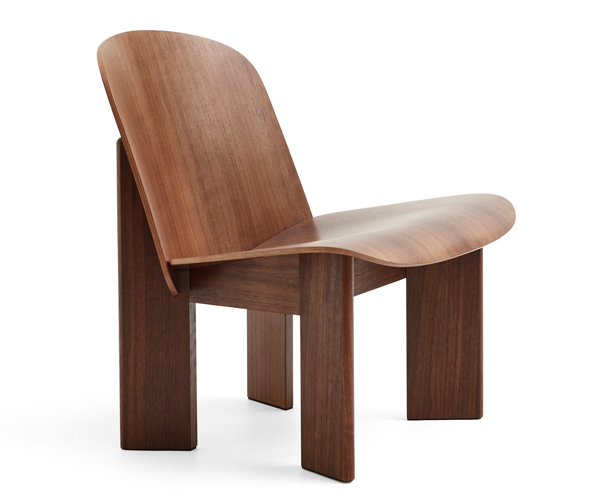 HAY Chisel Lounge Chair - Valnød