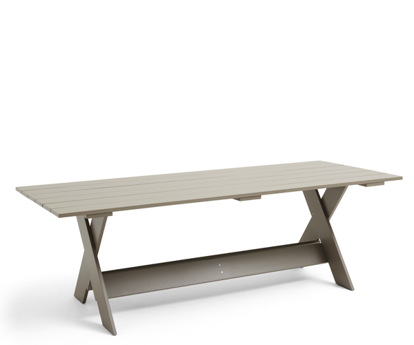 HAY Crate Dining Table - 230x89.5 - Pinewood - London Fog