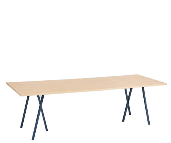 HAY Loop Stand Bord 250 - Deep Blue - Eg Finér