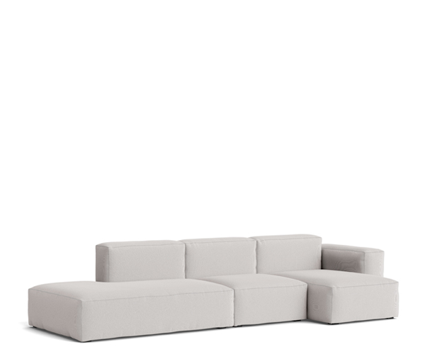 HAY Mags Soft Sofa - Low Arm - 3 Pers. Combi 3 - Steelcut Trio 616