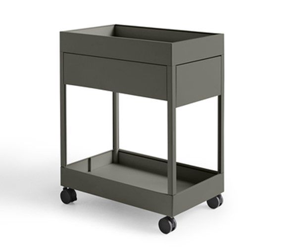 HAY New Order Trolley - 1 Skuffer Med Hjul - Army