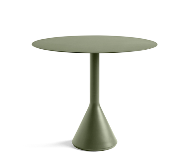 HAY Palissade Cone Table - Dia.90cm. - Olive