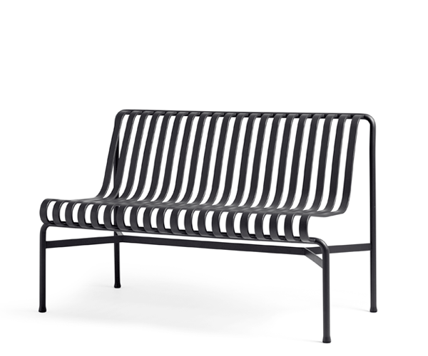 HAY Palissade Dining Bench - Anthracite - Uden Arm