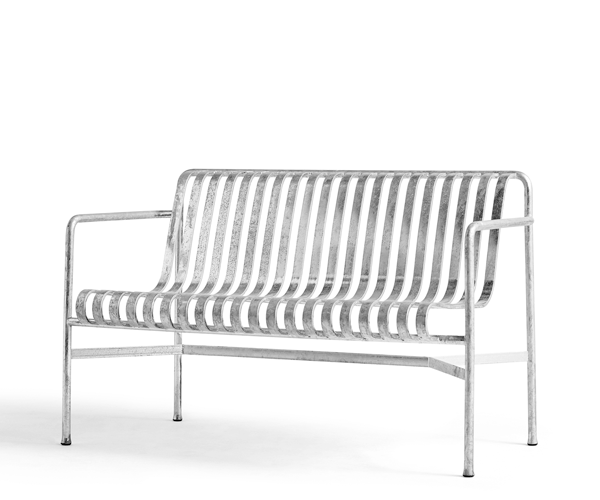 HAY Palissade Dining Bench - Galvaniseret