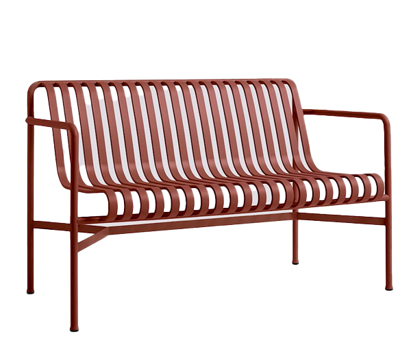 HAY Palissade Dining Bench - Iron Red