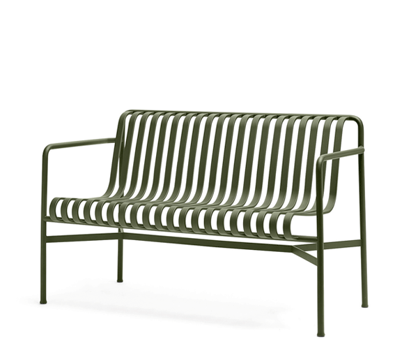 HAY Palissade Dining Bench - Olive