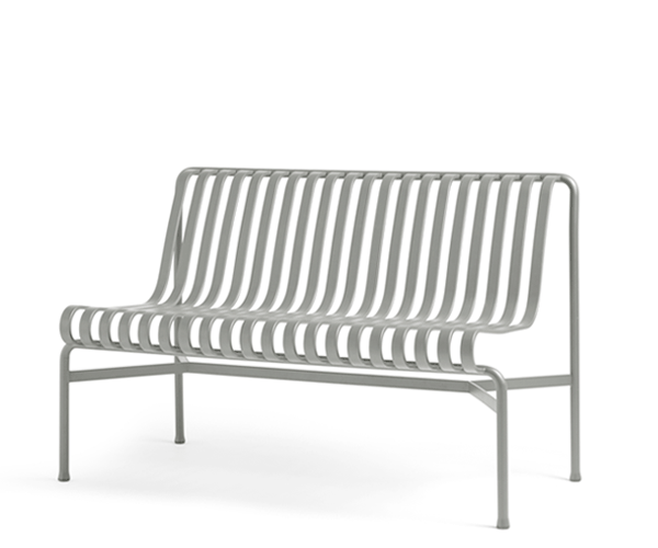 HAY Palissade Dining Bench - Sky Grey - Uden Arm