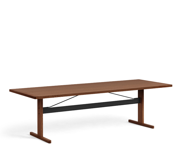 HAY Passerelle Table - 260x95cm. - Valnød Matlak - Sort