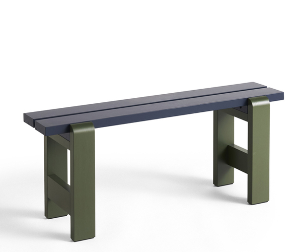 HAY Weekday Bench Duo - Steel Blue-Olive