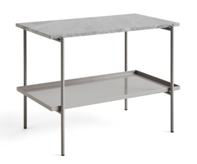 Hay Rebar Sidebord 75x44 cm. - Fossil Grey Marmor