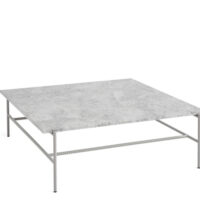 Hay Rebar Sofabord 100x104 cm. - Fossil Grey Marmor