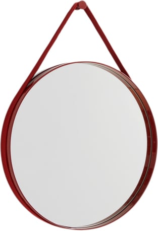 Hay Strap Mirror No 2, Ø50 Str Ø50 - Vægspejle hos Magasin