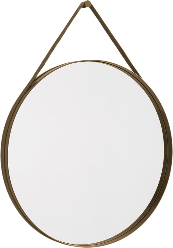 Hay Strap Mirror No 2, Ø70 Str Ø70 - Vægspejle Stål hos Magasin